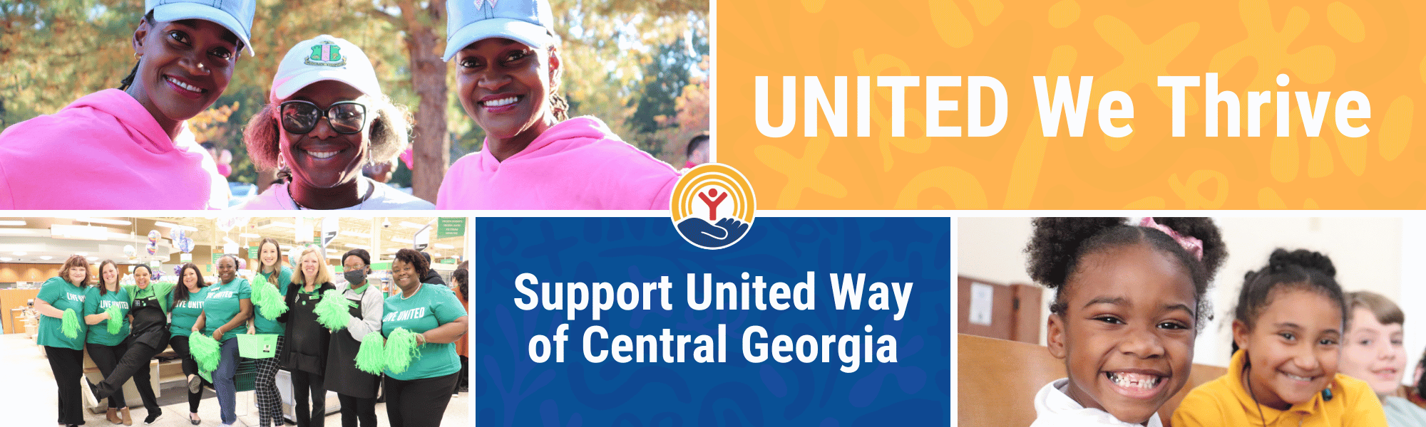 United we thrive promo banner