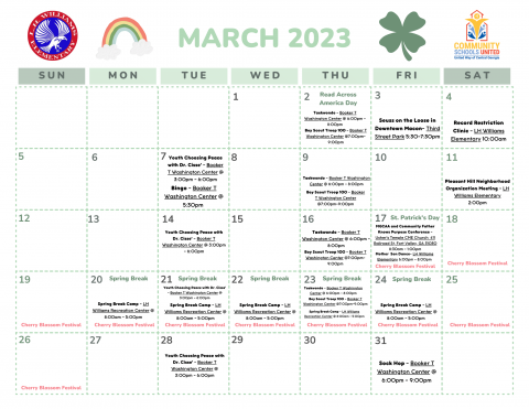 March Calendar