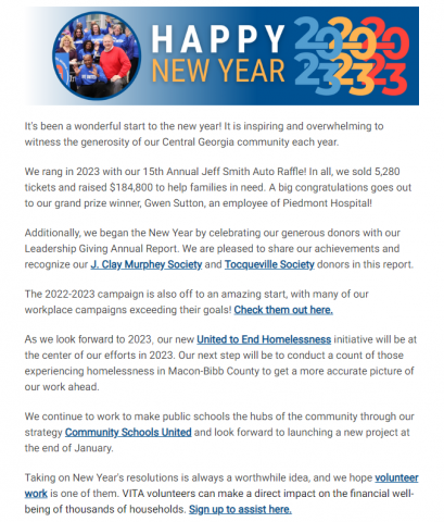 January newsletter